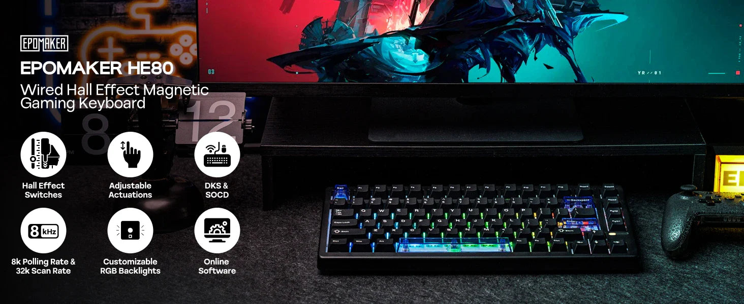 Mechanical Keyboard 75 Percent Hot Swap Gasket Mount Wired - Tophatter Daily Deals