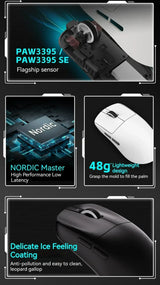 Gaming Mouse Wireless Lightweight Ambidextrous 26000 DPI - Tophatter Daily Deals