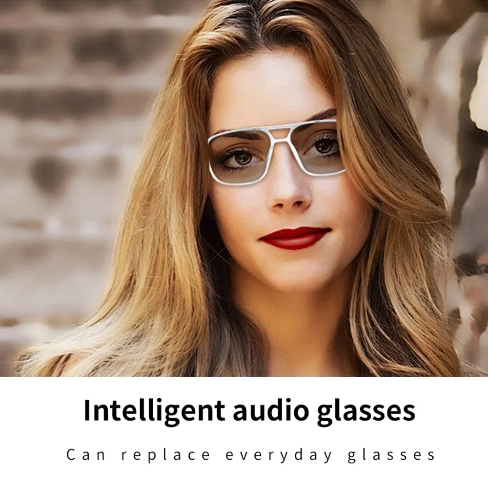 Smart Bluetooth Photochromic Sunglasses With Audio Mic - Tophatter Daily Deals