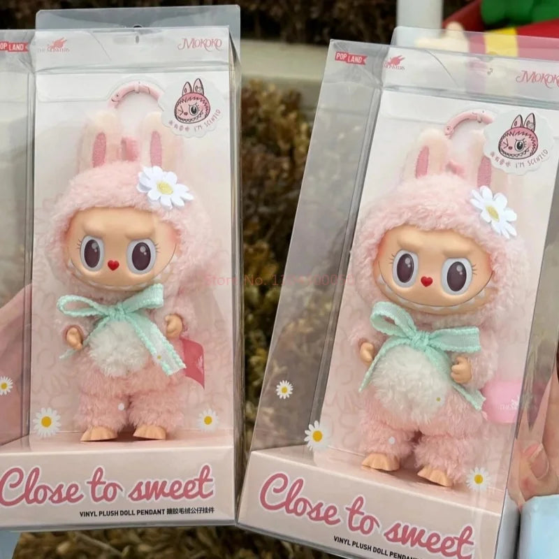 Genuine Pop Mart Labubu Mokoko Close To Sweet Vinyl Pendant Mythical - Tophatter Daily Deals