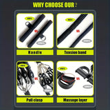 Pedal Tension Rope Puller Black Fitness - Tophatter Daily Deals