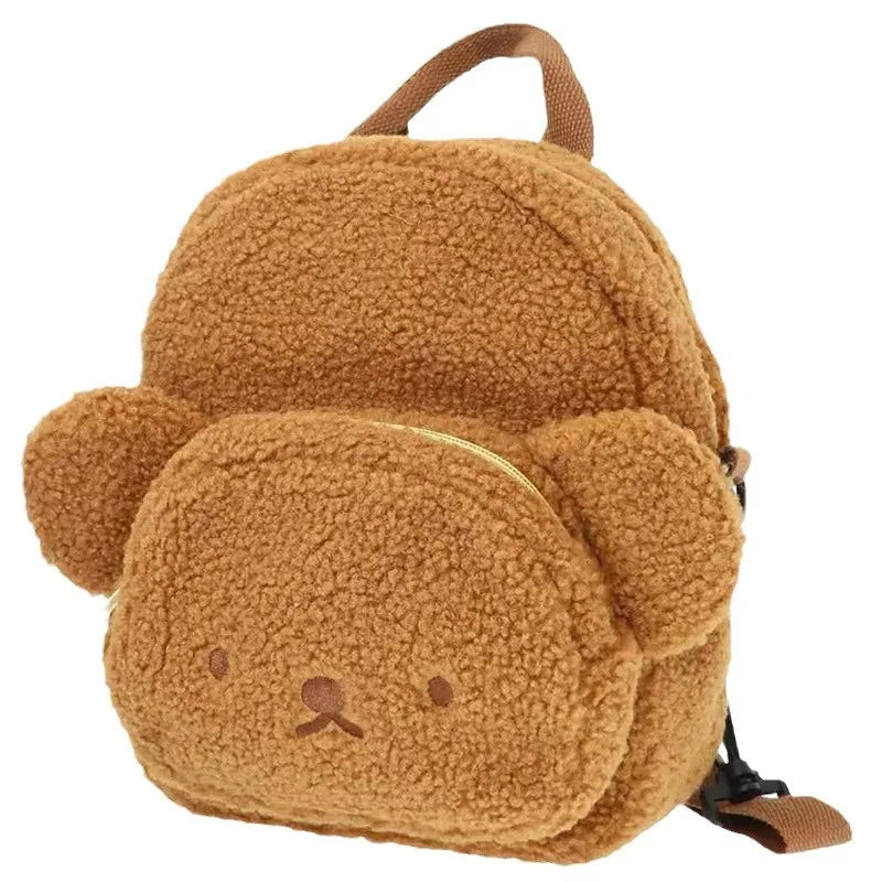 Miffy Boris Lambswool Backpack Brown Boris Animals - Tophatter Daily Deals