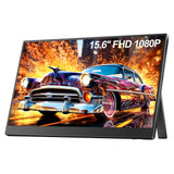 Portable 15.6 Inch FHD IPS Gaming Monitor 3ms Speaker CX156-JH03 - Tophatter Daily Deals