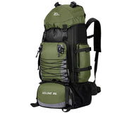 90L Tactical Camping Backpack Military-Style Green Backpacks - Tophatter Daily Deals