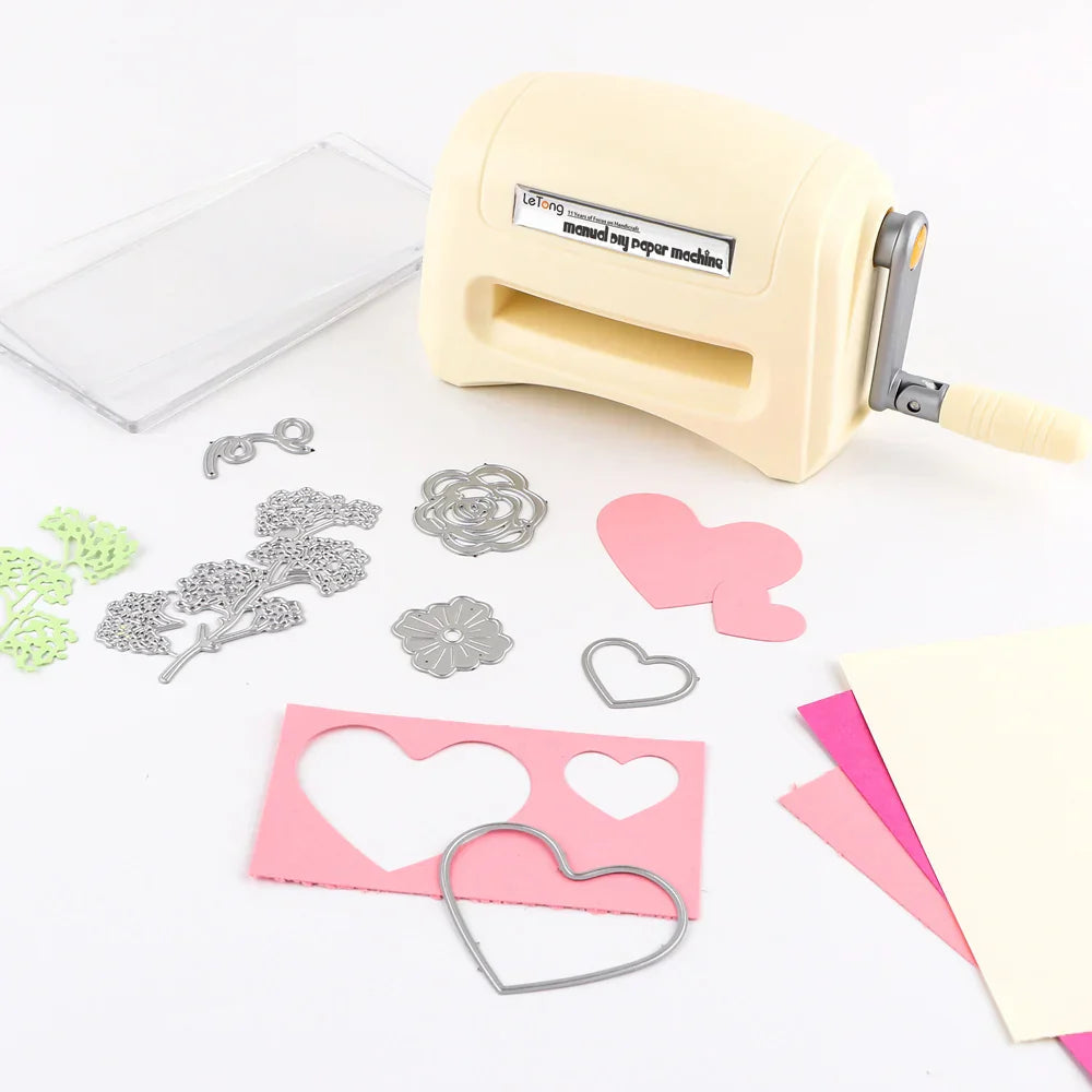 Die Cutting Machine Mini Manual Hand Crank Craft Tool - Tophatter Daily Deals