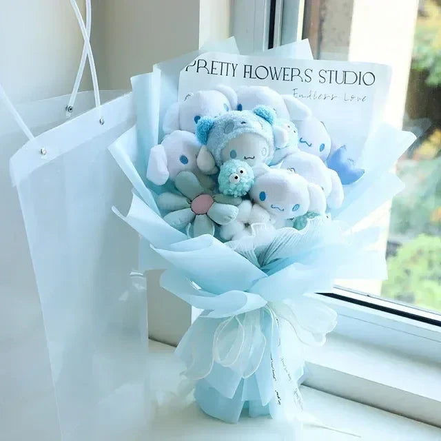 Sanrio Gift Plush Flower Bouquet Cinnamoroll (Flowers) Anime - Tophatter Daily Deals