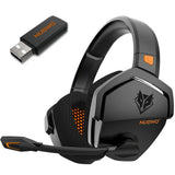 Wireless Gaming Headset With Mic Active Noise Cancellation Orange - Tophatter Daily Deals