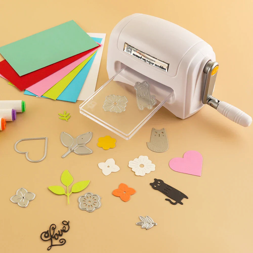 Die Cutting Machine Mini Handheld For DIY Scrapbooking - Tophatter Daily Deals