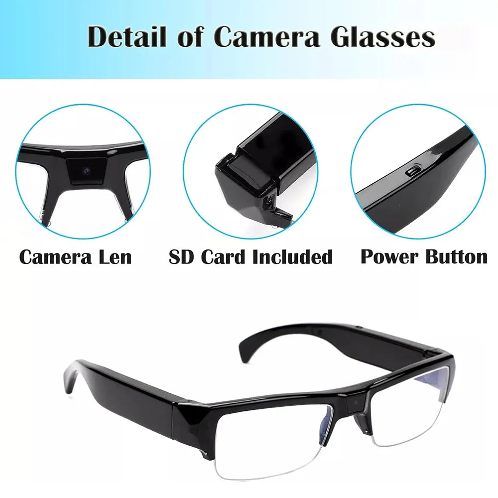 1080P Mini Camera Smart Glasses Portable Sports Glasses - Tophatter Daily Deals