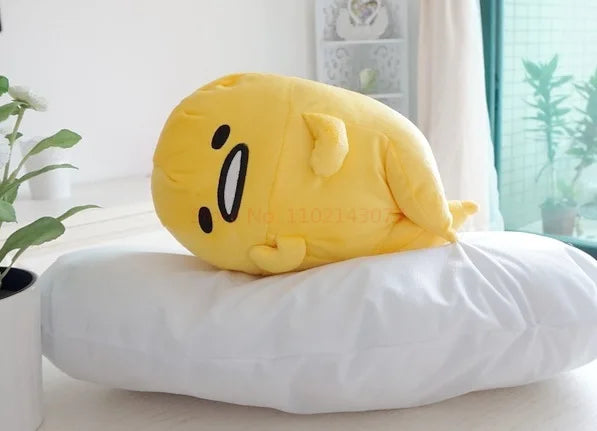 Sanrio Gudetama Plush Soft Stuffed Plushie Lazy Egg Pillow Food - Tophatter Daily Deals