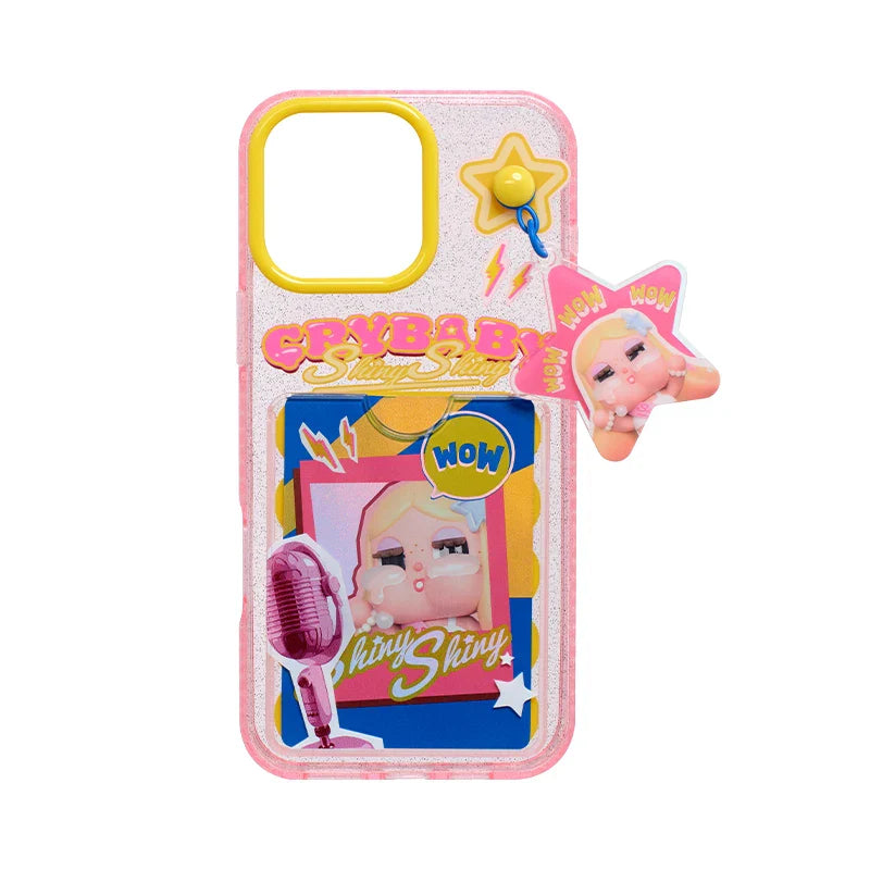 Genuine Pop Mart Crybaby Shiny Shiny Series-Phone Case for iPhone 16 Pro Max Mythical - Tophatter Daily Deals