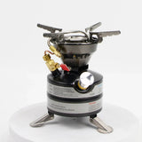 Portable Camping Gasoline Stove Black Camp Cooking - Tophatter Daily Deals
