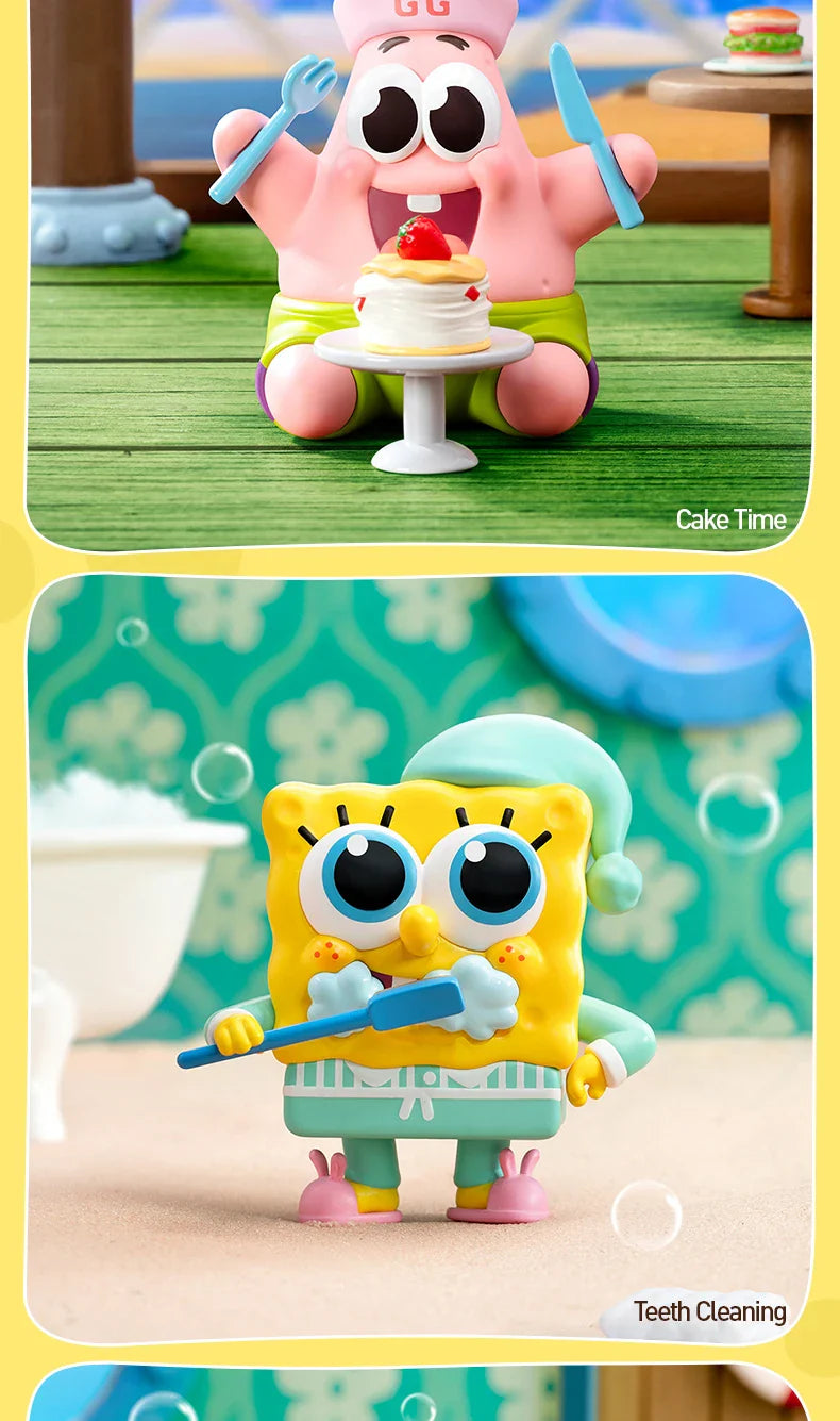 Genuine Pop Mart SpongeBob Best Friends Series Figures Blind Box Anime - Tophatter Daily Deals