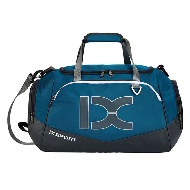 40L Gym Travel Duffel Bag Wet-Dry Separation Blue Duffel Bags - Tophatter Daily Deals