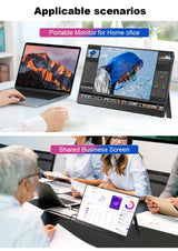 Portable 15.6 Inch FHD IPS Gaming Monitor 3ms Speaker - Tophatter Daily Deals