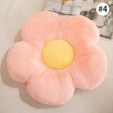 Sunflower Flower Cushion Pink x Yellow Flowers - Tophatter Daily Deals