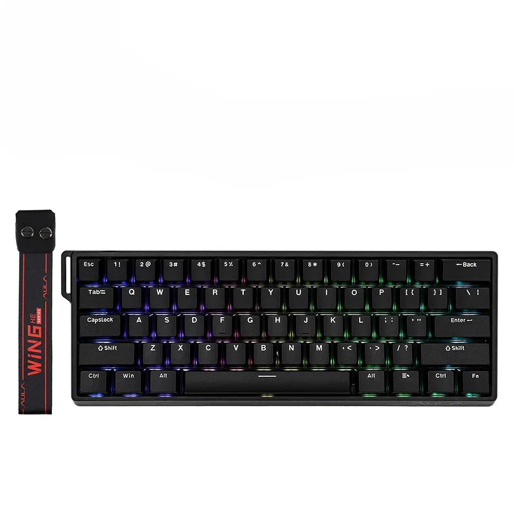 60 Percent Magnetic Mechanical Keyboard Hot Swap 8000Hz - Tophatter Daily Deals