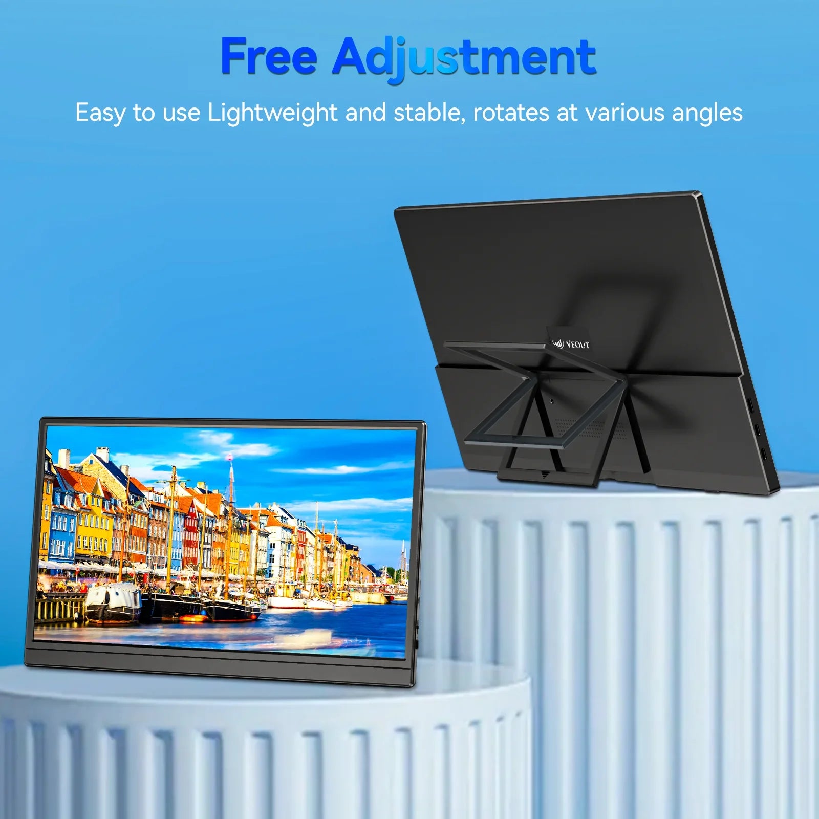 Portable 15.6 Inch 1080P Gaming Monitor 60Hz Second Screen - Tophatter Daily Deals