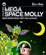 Genuine Pop Mart Mega Space Molly 400% Rick and Morty Limited Edition Figure Outer Space - Tophatter Daily Deals