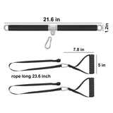Tricep Rope Pulldown Attachment Black Fitness - Tophatter Daily Deals