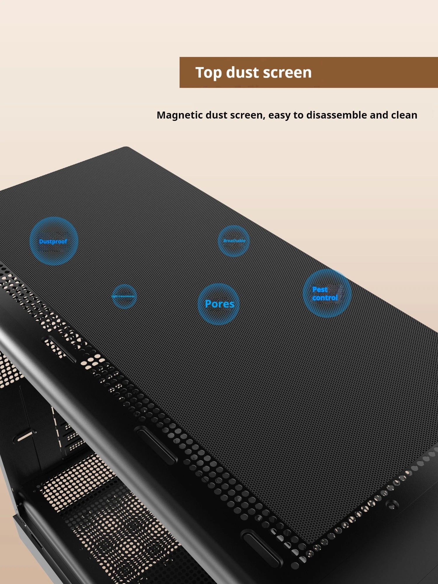 MATX PC Case Wooden Panel Tempered Glass Type C Port - Tophatter Daily Deals