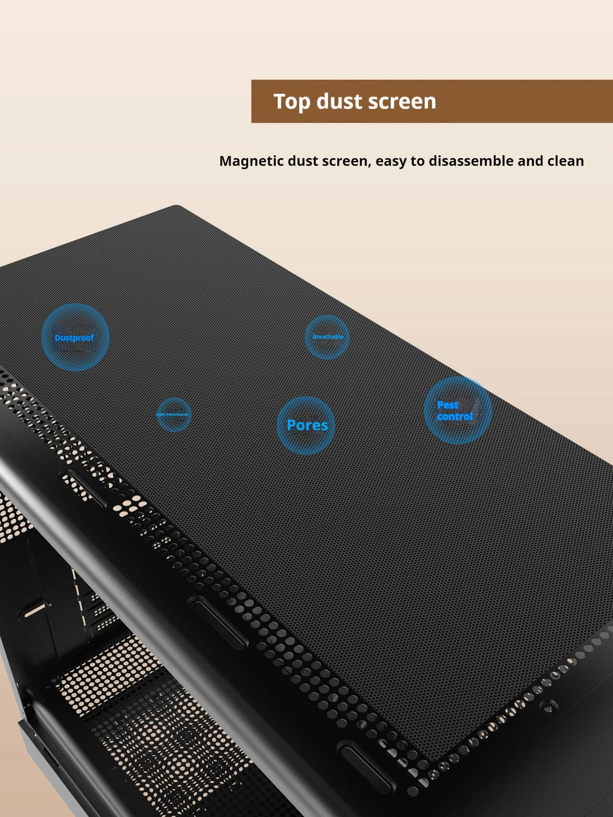MATX PC Case Wooden Panel Tempered Glass Type C Port - Tophatter Daily Deals