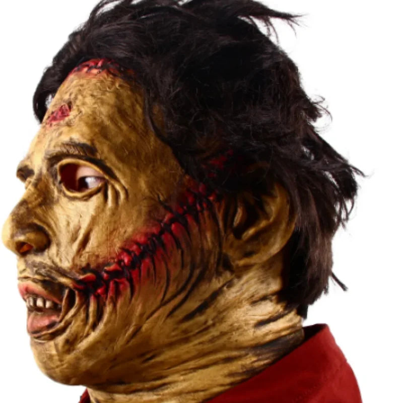 Halloween Mask Latex Chainsaw Horror Costume Mask Scary White - Tophatter Daily Deals