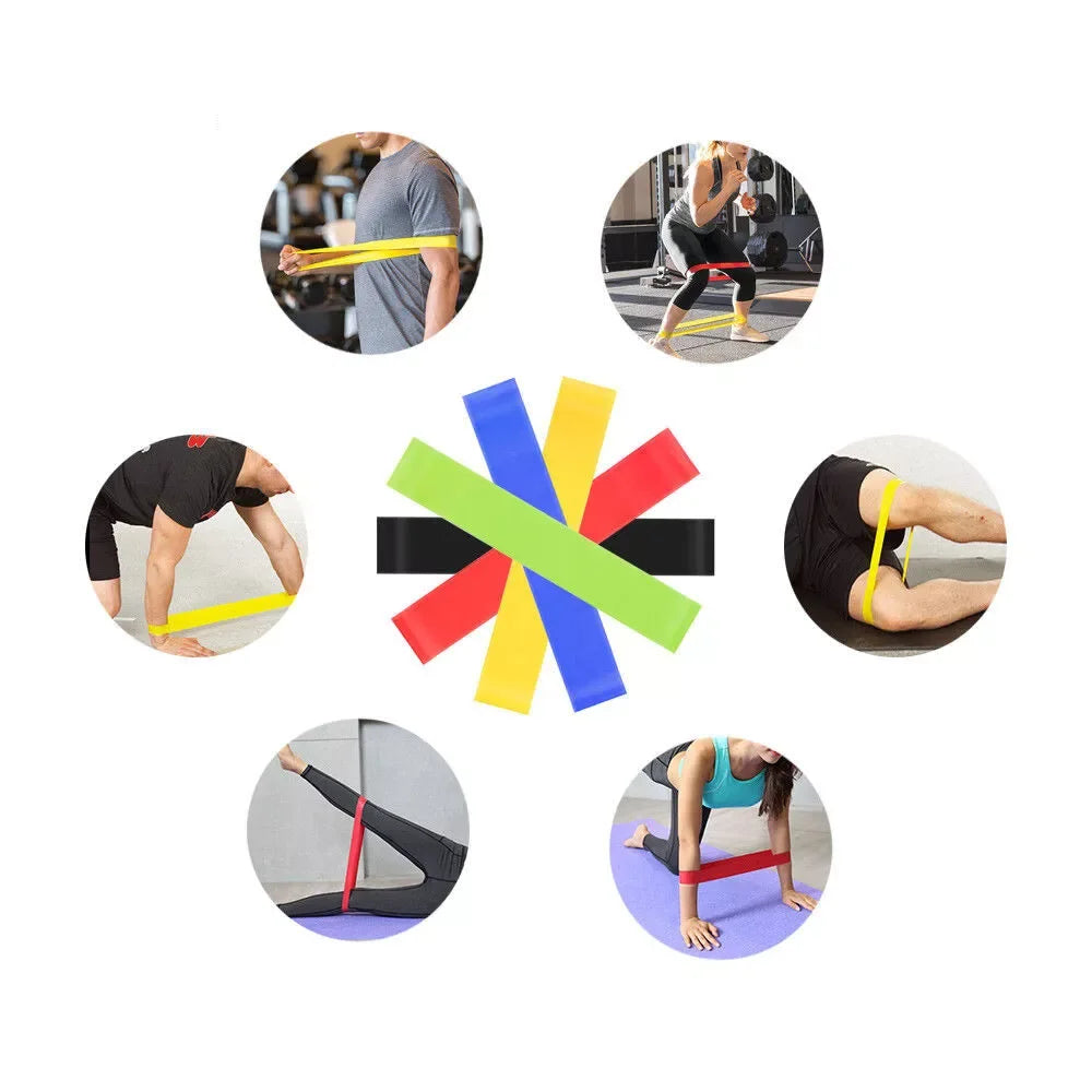 Resistance Bands Set TPE Workout Bands Home Fitness - Tophatter Daily Deals