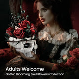 Skull Bouquet Building Set Gothic Home Decor Halloween - Tophatter Daily Deals