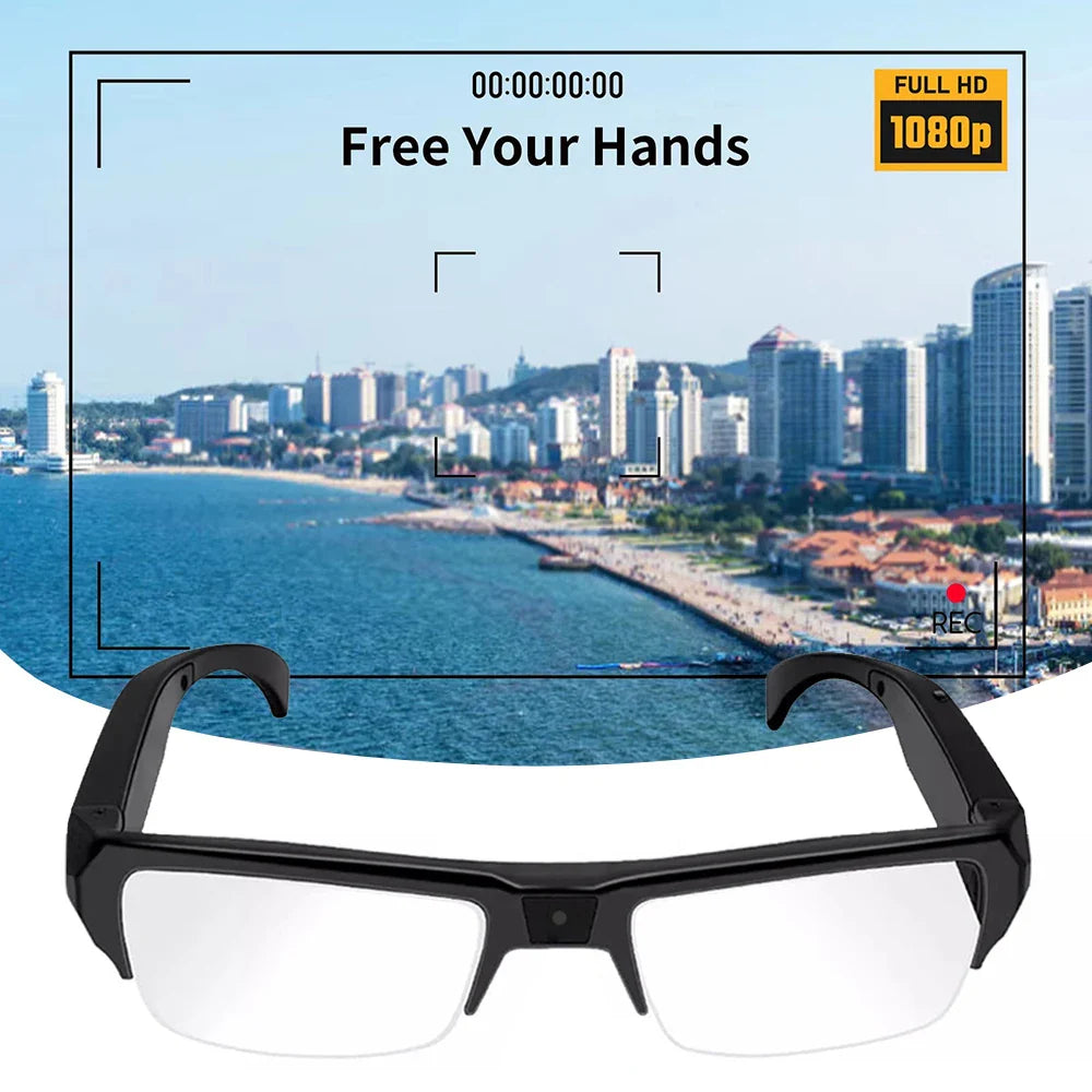 1080P Mini Camera Smart Glasses Portable Sports Glasses - Tophatter Daily Deals