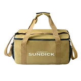 Outdoor Waterproof Picnic Bag Storage Organizer Khaki Duffel Bags - Tophatter Daily Deals