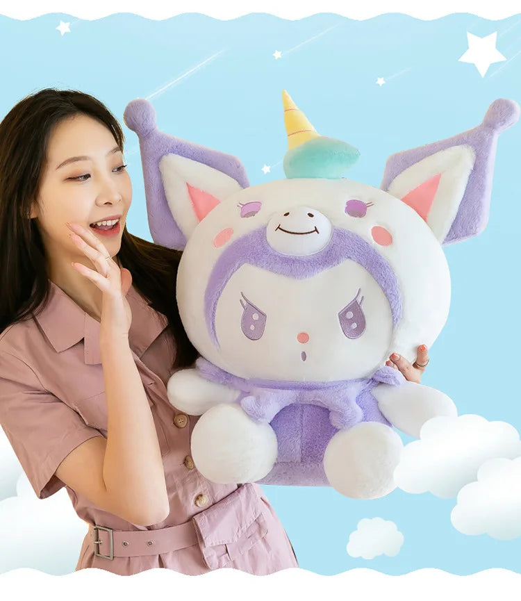 Sanrio Kuromi Unicorn Plush Toy Anime - Tophatter Daily Deals