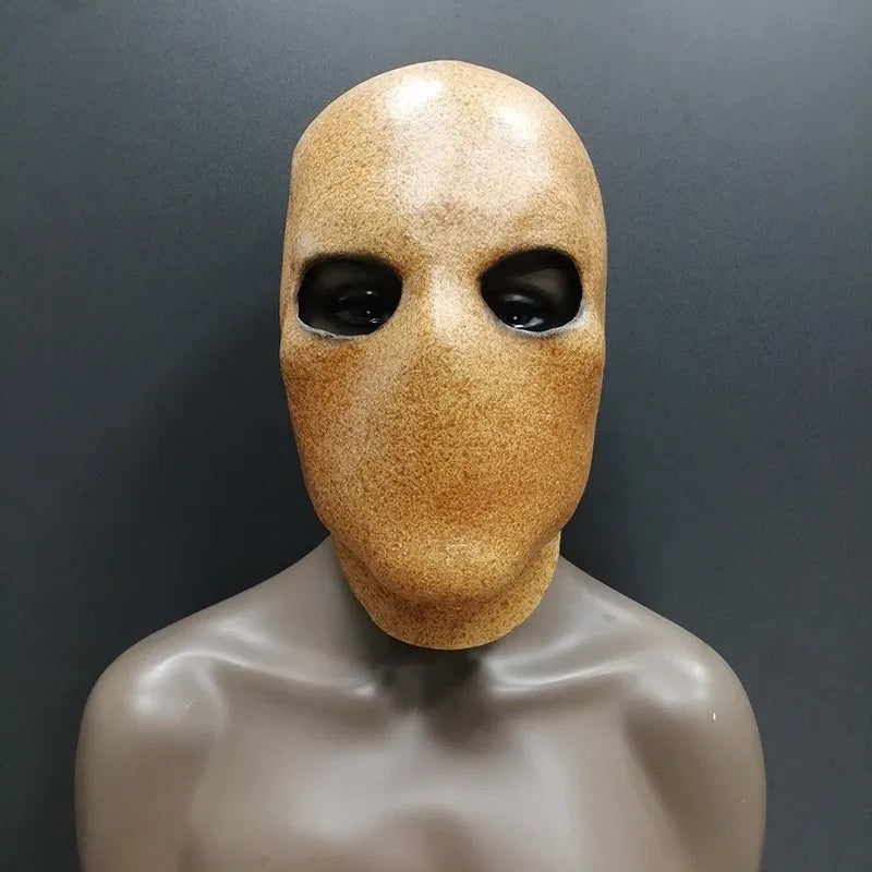 Slenderman Mask Latex Faceless Horror Halloween Costume Slenderman Mask - Tophatter Daily Deals