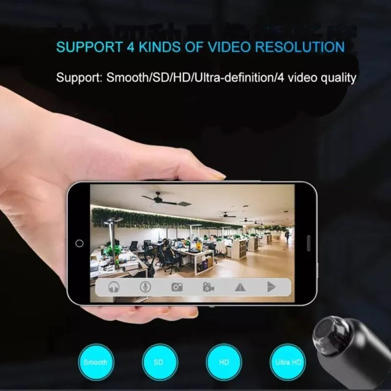 5G Mini Wireless Camera 1080P HD Covert Home Security - Tophatter Daily Deals
