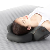Neck Massage Pillow Heating Vibration Memory Foam Support - Tophatter Daily Deals