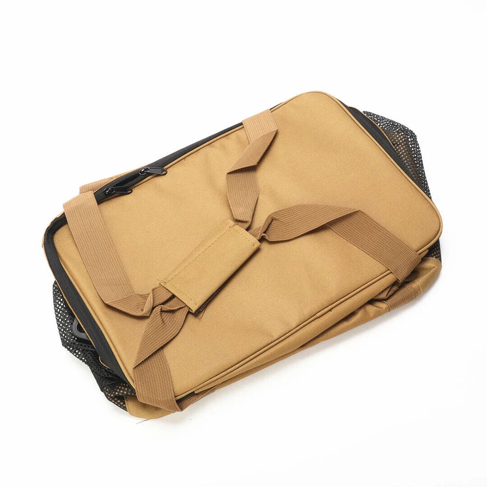 Outdoor Waterproof Picnic Bag Storage Organizer Khaki Duffel Bags - Tophatter Daily Deals