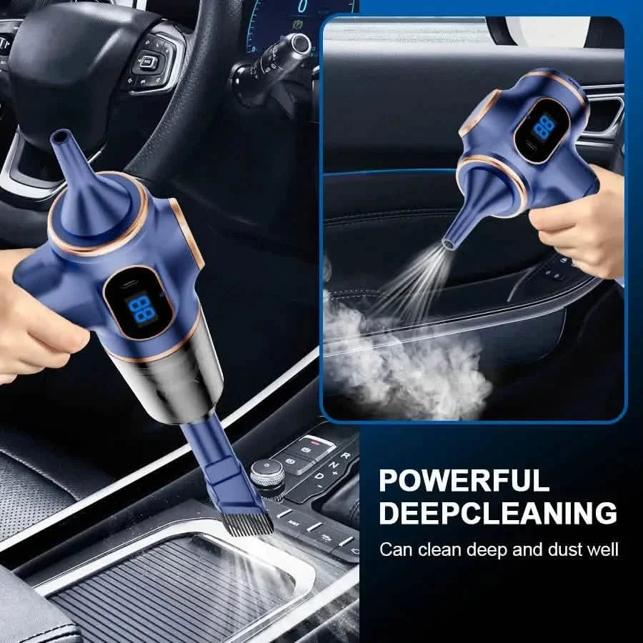 Mini Wireless Car Vacuum Cleaner High-Power Household Cleaning Machine Household Appliances - Tophatter Daily Deals