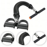 Pedal Tension Rope Puller Black Fitness - Tophatter Daily Deals