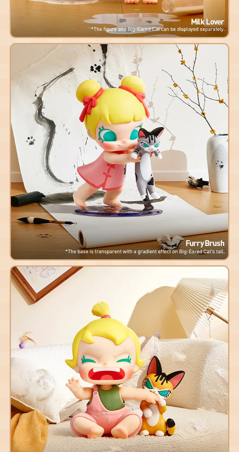 Genuine Pop Mart Baby Molly & Baby Tabby Series Blind Box Figures Animals - Tophatter Daily Deals