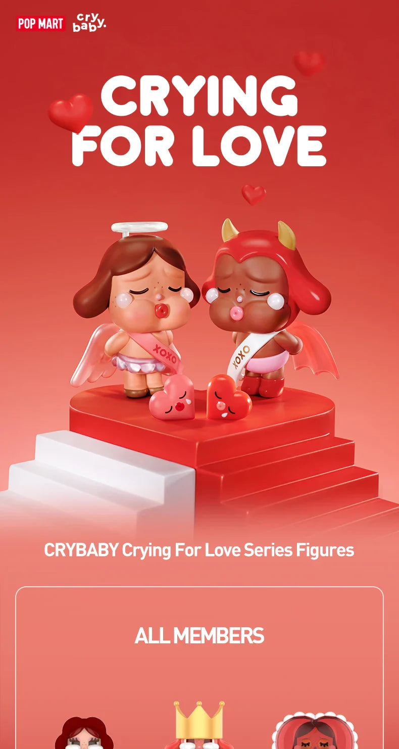 Genuine Pop Mart Crybaby Crying For Love Series Figures Blind Box Anime - Tophatter Daily Deals