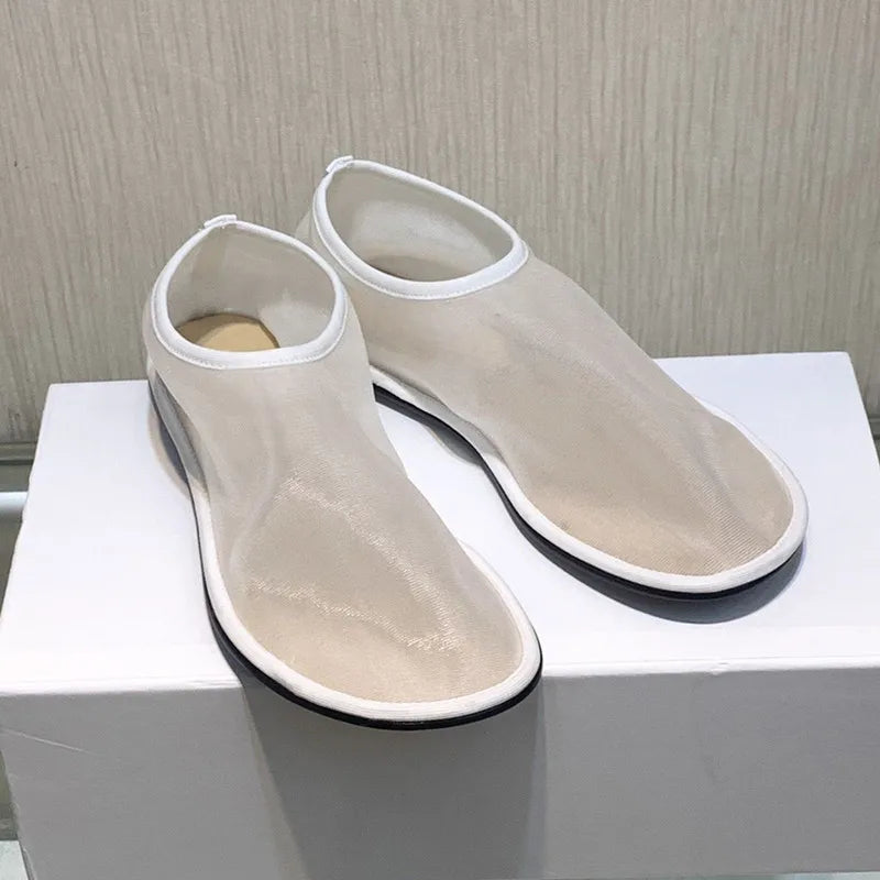 Breathable Women Mesh Ballet Flats - Slip On, For Summer - Tophatter Daily Deals