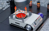 Infrared Camping Stove –Gas Burner with Carry Box White Camp Cooking - Tophatter Daily Deals