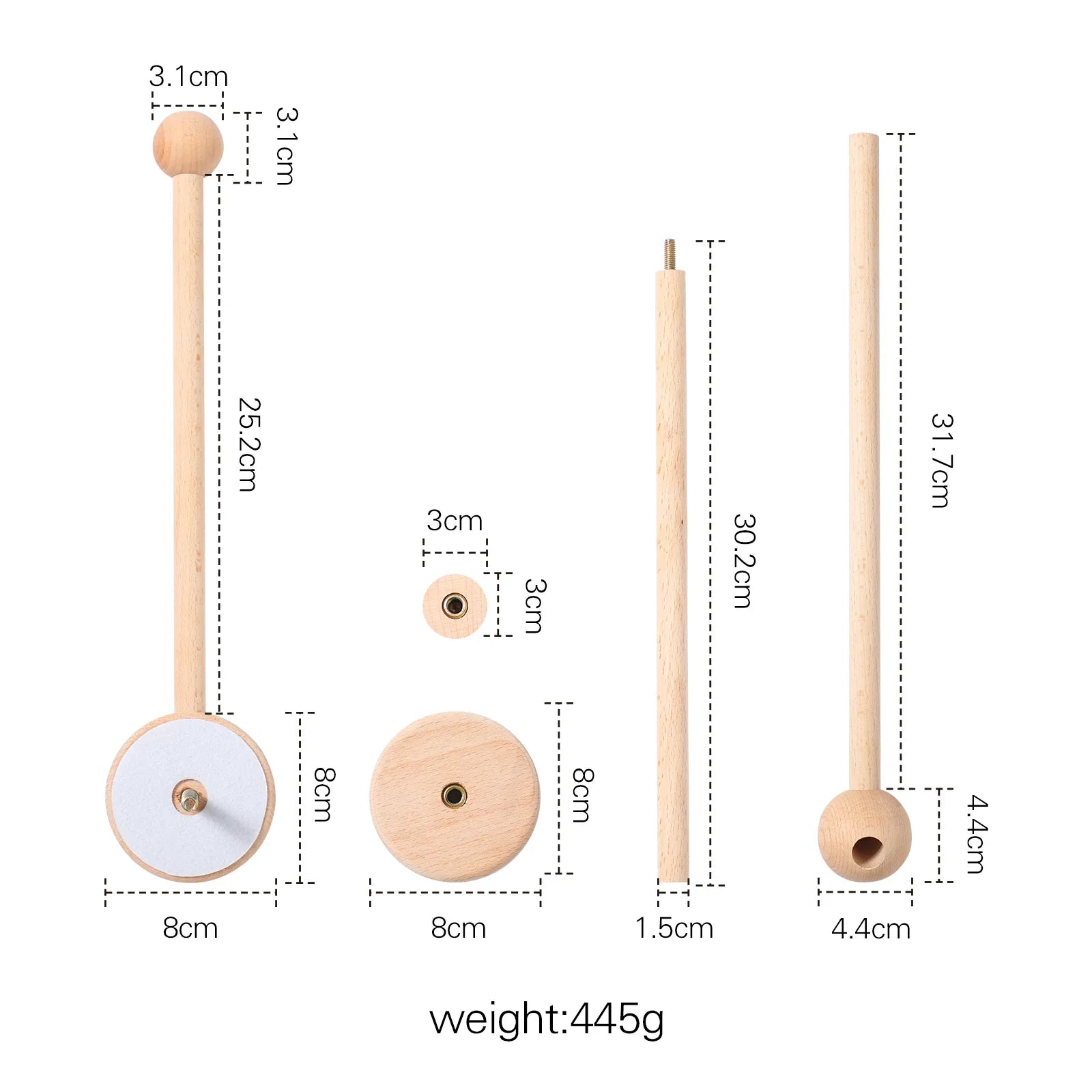 Baby Crib Mobile Wooden Nursery Newborn Sensory Toys - Tophatter Daily Deals