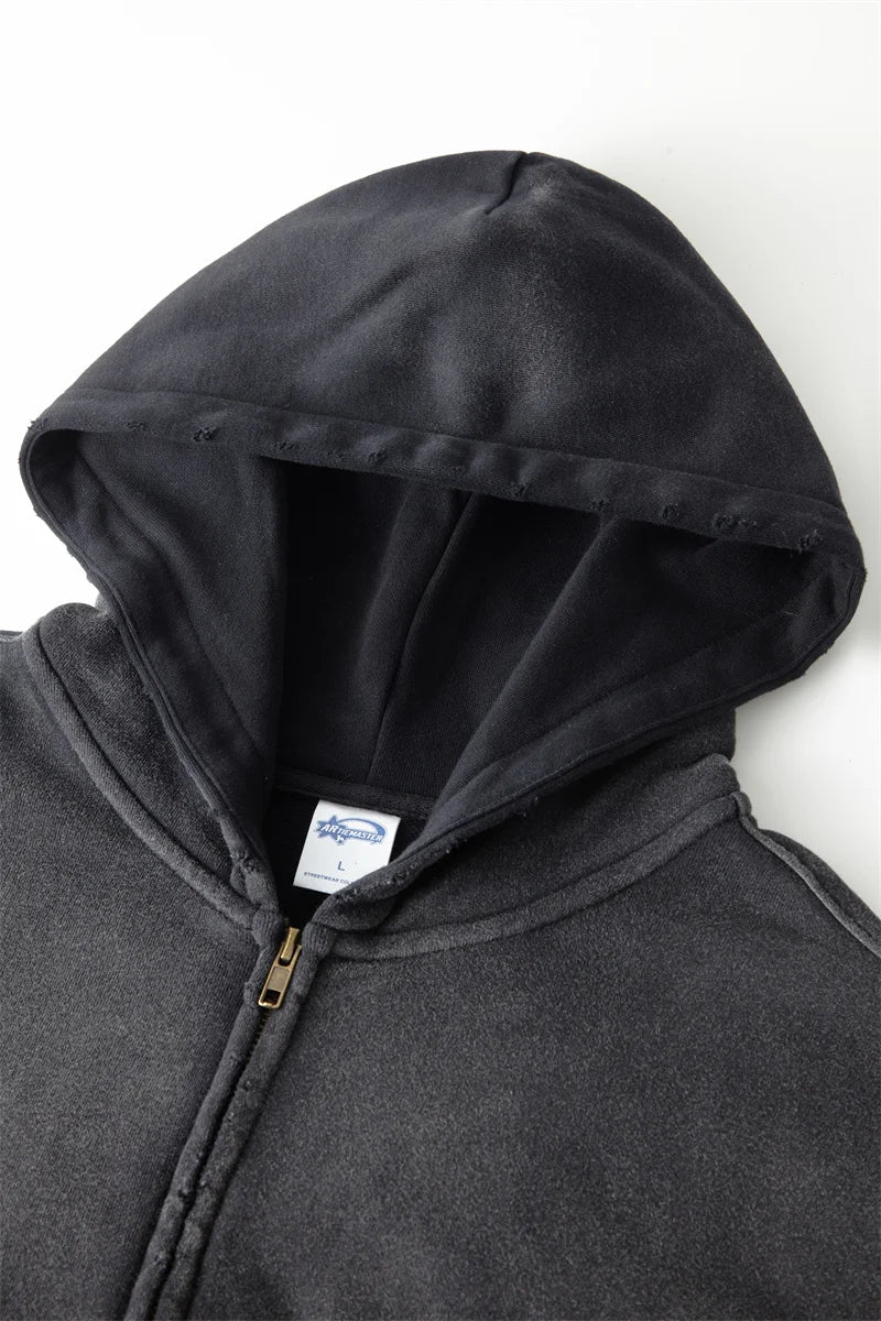 Warm Relaxed Men's Zip Up Hoodie - Oversize, Plush, Winter - Tophatter Daily Deals