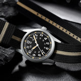 Military Quartz Field Watch 37mm Sapphire Fall 2025 - Tophatter Daily Deals
