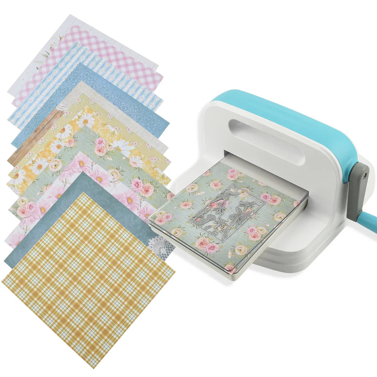 Die Cutting Embossing Machine Set 6 Inch A5 Scrapbook Withpapersheet - Tophatter Daily Deals