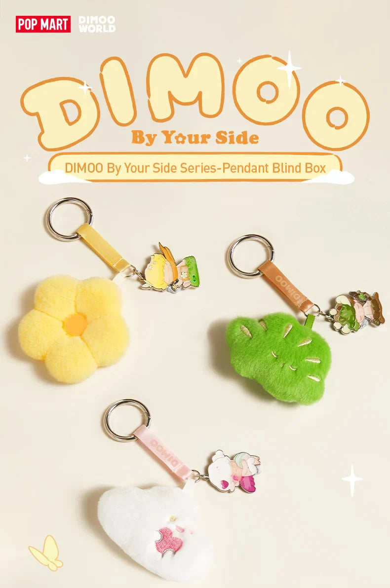 Genuine Pop Mart Dimoo By Your Side Series - Pendant Blind Box Animals - Tophatter Daily Deals