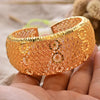 Gold Plated Bangles Luxury Arabic Wedding Bracelet - Tophatter Daily Deals