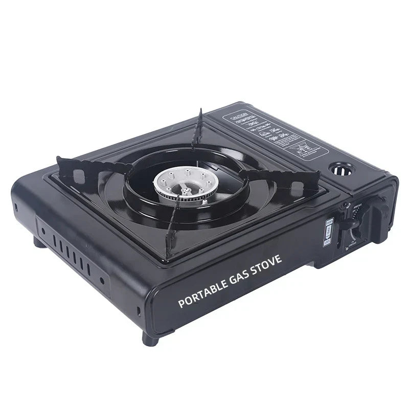 Camping Gas Stove Propane Cassette Burner Black Camp Cooking - Tophatter Daily Deals