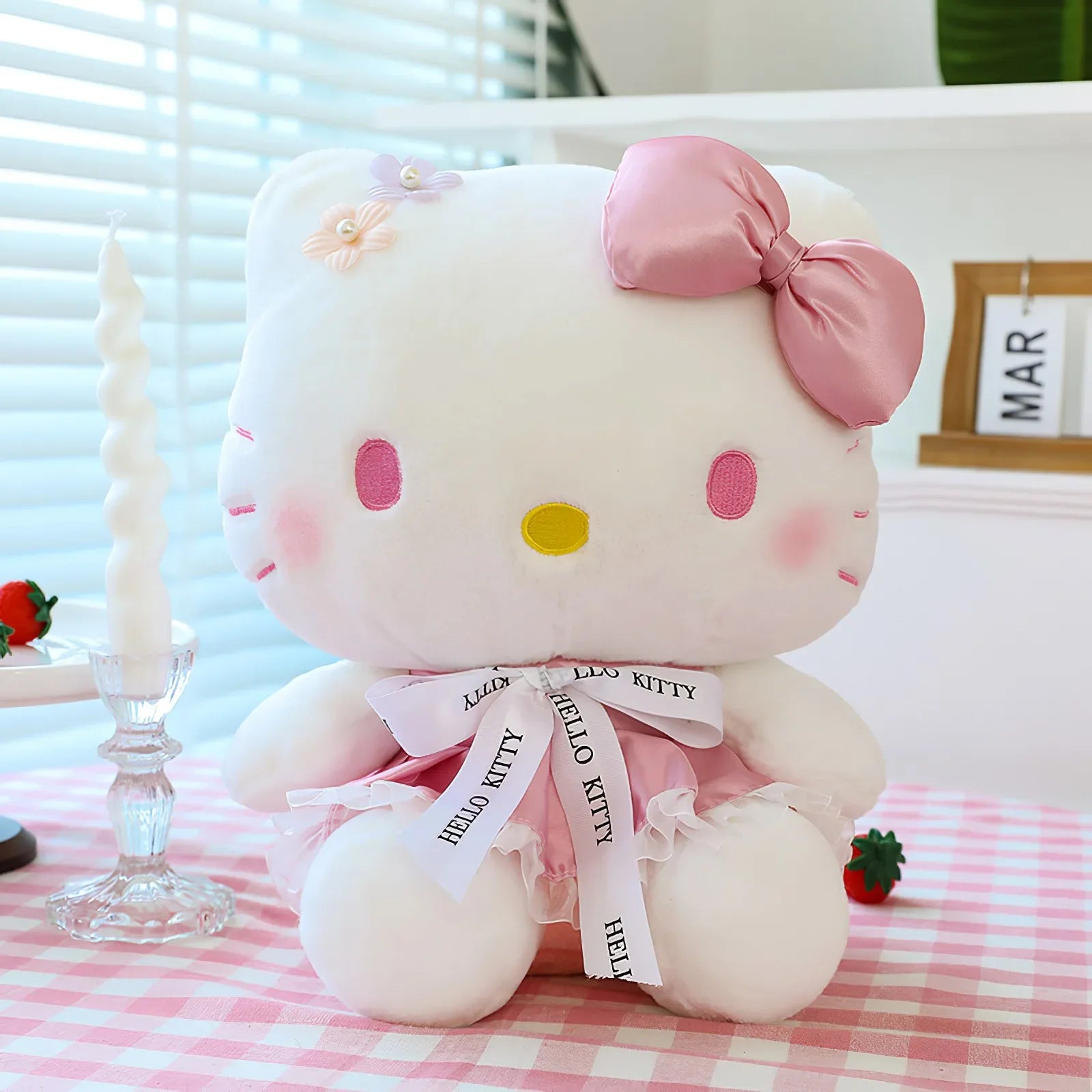 Sanrio Hello Kitty Kuromi Plush Toy Hello Kitty (Pink) Anime - Tophatter Daily Deals